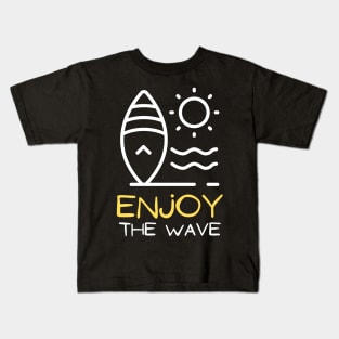 Enjoy The Wave Kids T-Shirt